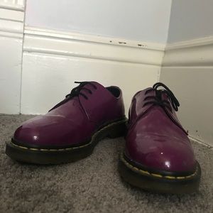 Purple Oxford Dr. Martens